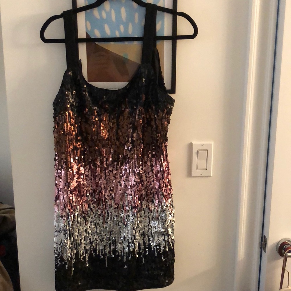 Aqua Sequin Dress